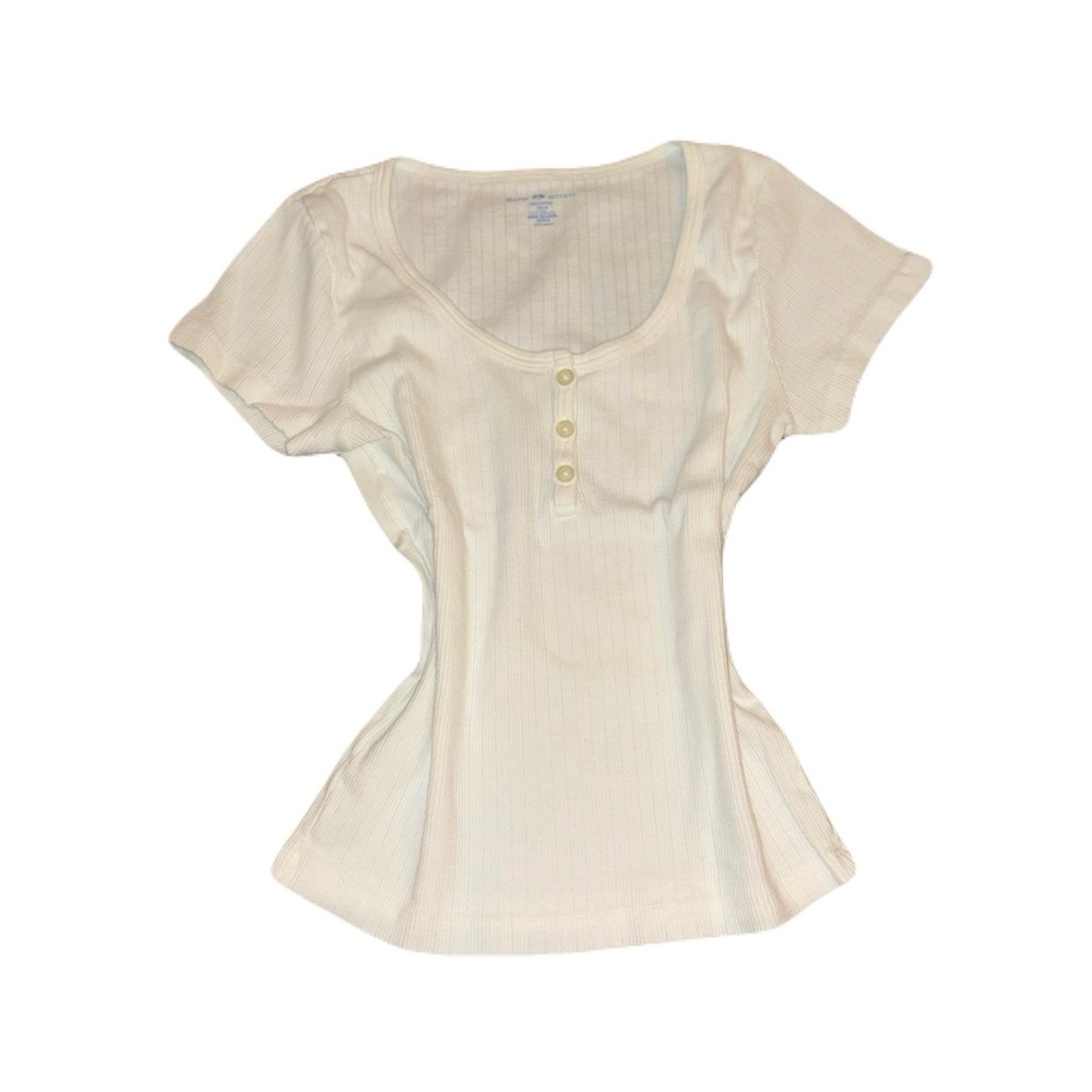 Brandy MelvilleWomen's Button-Detail Tee